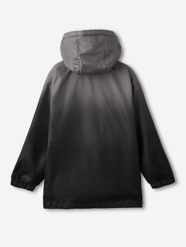 TSS Originals: Raven Black (Ombre) Boys Zipper Hooded Jackets (2-8 Yrs)