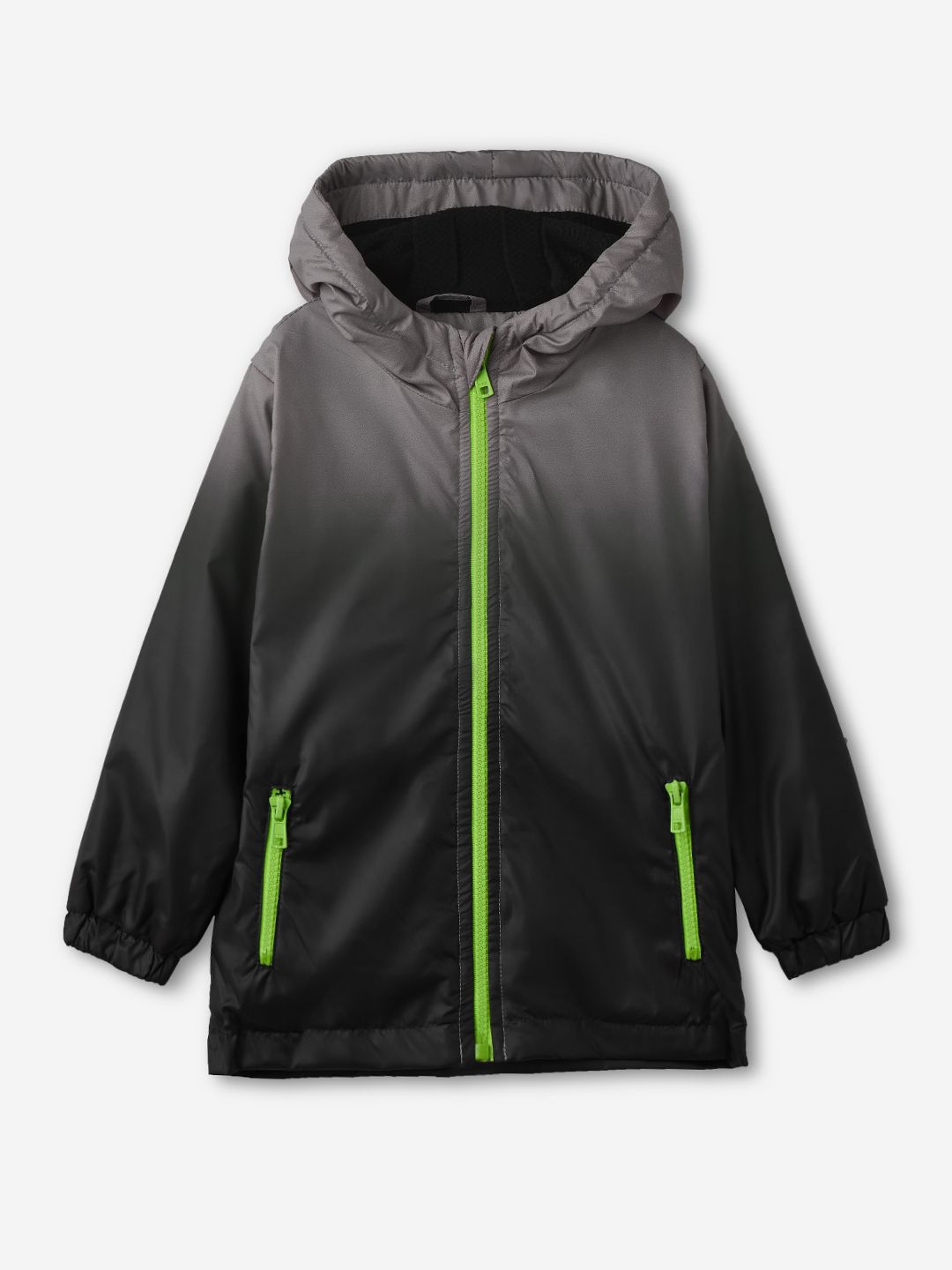 TSS Originals: Raven Black (Ombre) Boys Zipper Hooded Jackets (2-8 Yrs)