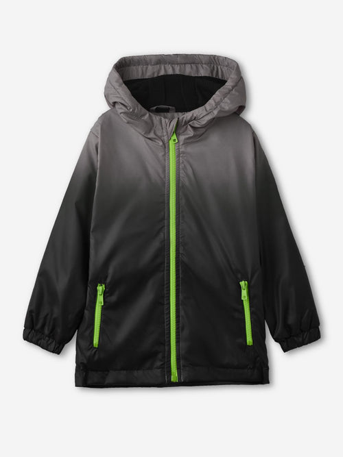 TSS Originals: Raven Black (Ombre) Boys Zipper Hooded Jackets (2-8 Yrs)