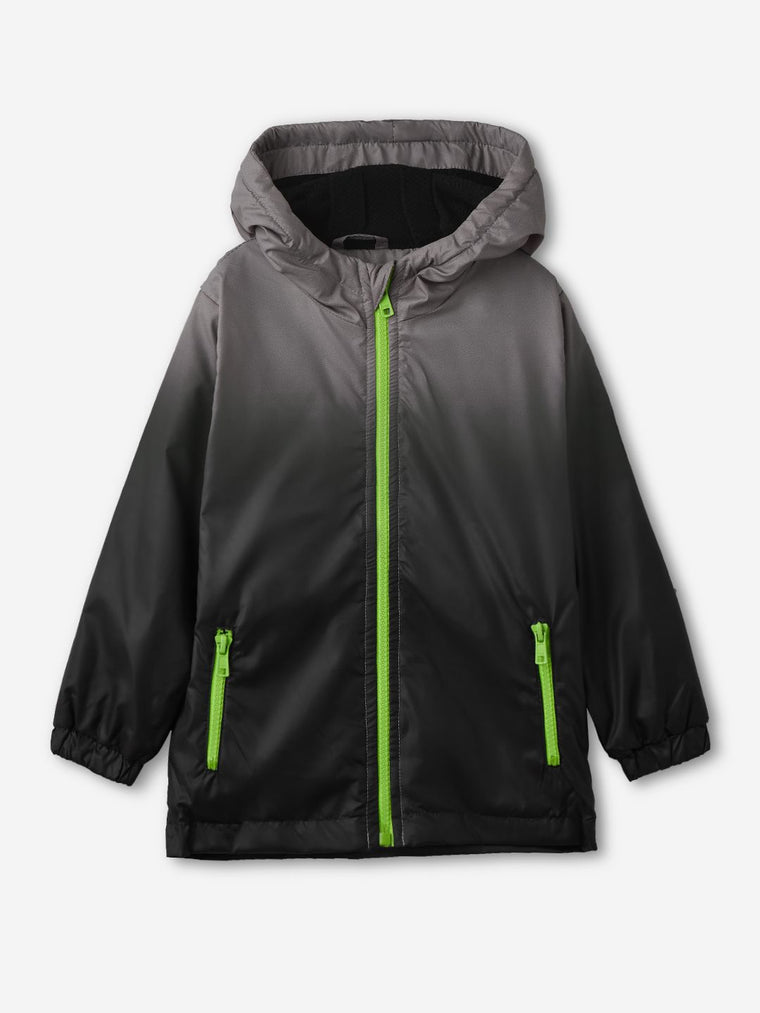 TSS Originals: Raven Black (Ombre) Boys Zipper Hooded Jackets (2-8 Yrs)