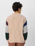 Colourblock Pullover: Autumn Hues Oversized Pullovers