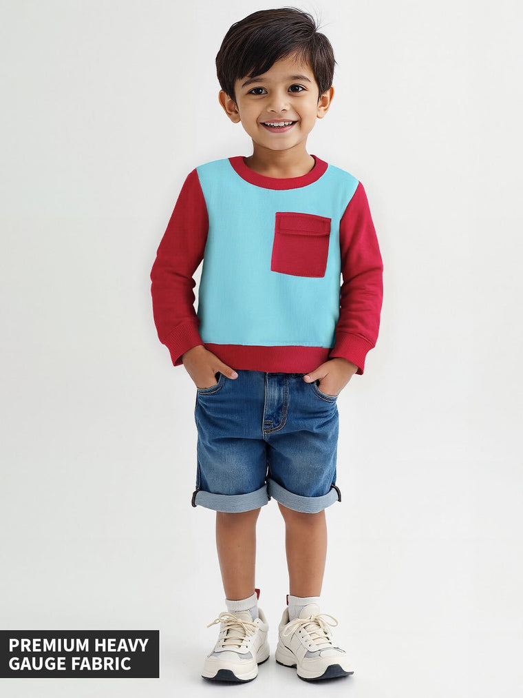 TSS Originals: Sea Coral Boys Sweatshirts (2-8 Yrs)