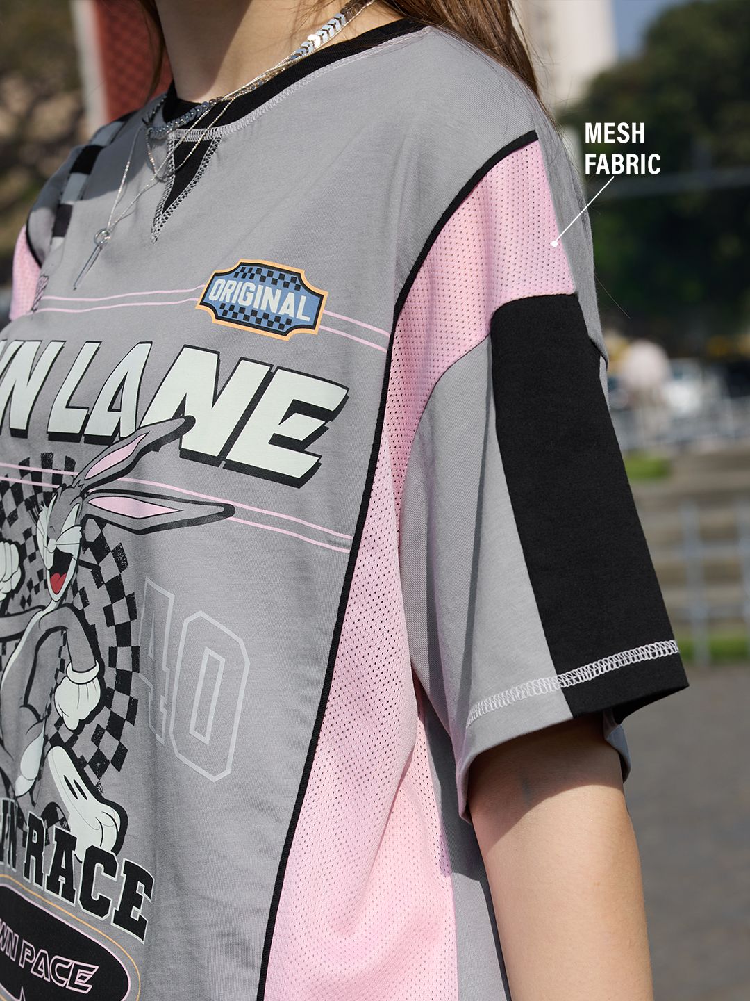 Bugs Bunny: Own Lane Women Oversized T-Shirts