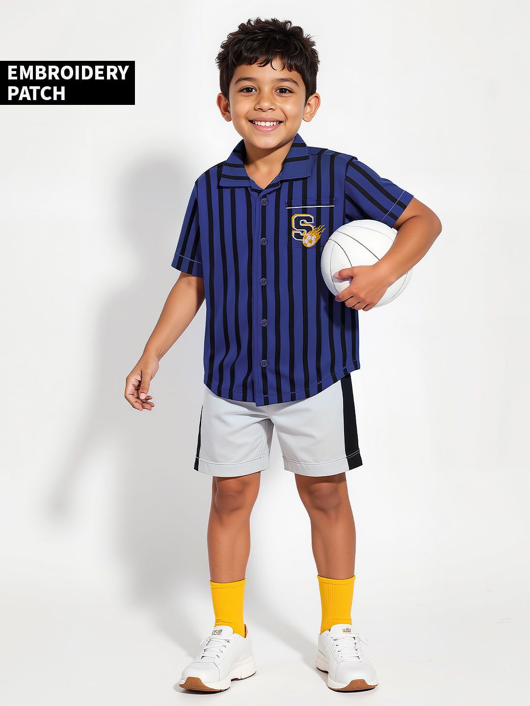 TSS Originals: Kick-Off Boys Cotton Shirts (2-8 Yrs)