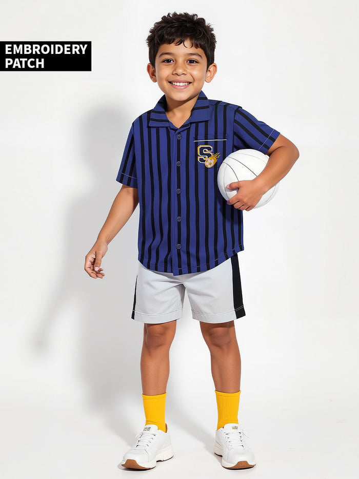 TSS Originals: Kick-Off Boys Cotton Shirts (2-8 Yrs)