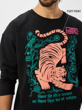TSS Originals: Indie Tiger Men Oversized Sweatshirts