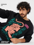TSS Originals: Indie Tiger Men Oversized Sweatshirts