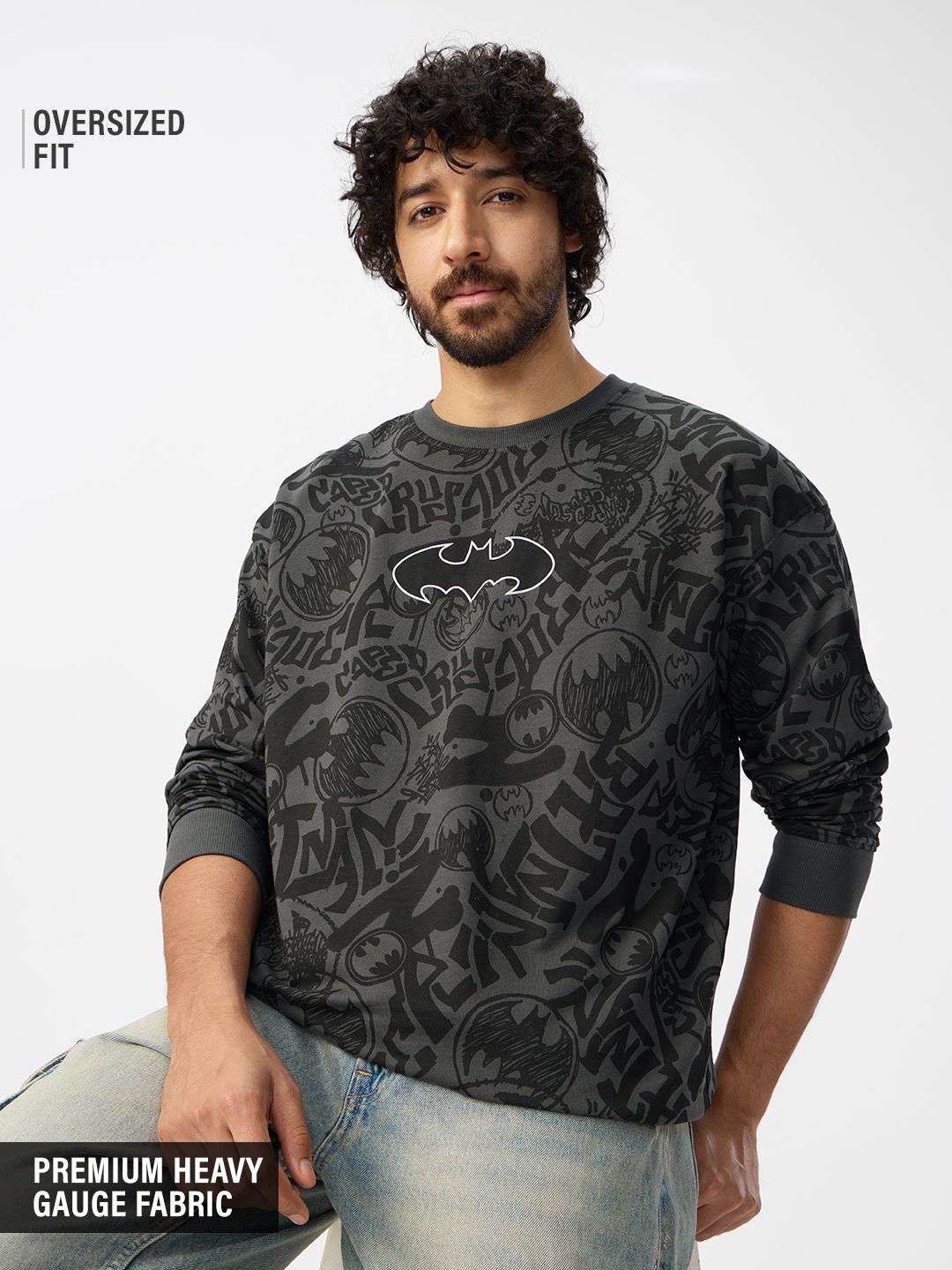 Batman: Vengeance Oversized Full Sleeve T-Shirts