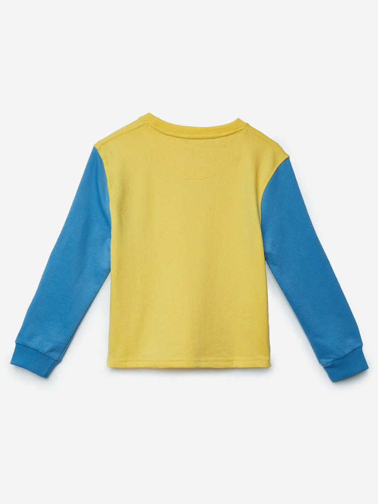 Looney Tunes: Tweety Face Girls Cotton Cropped Sweatshirts (2-8 Yrs)