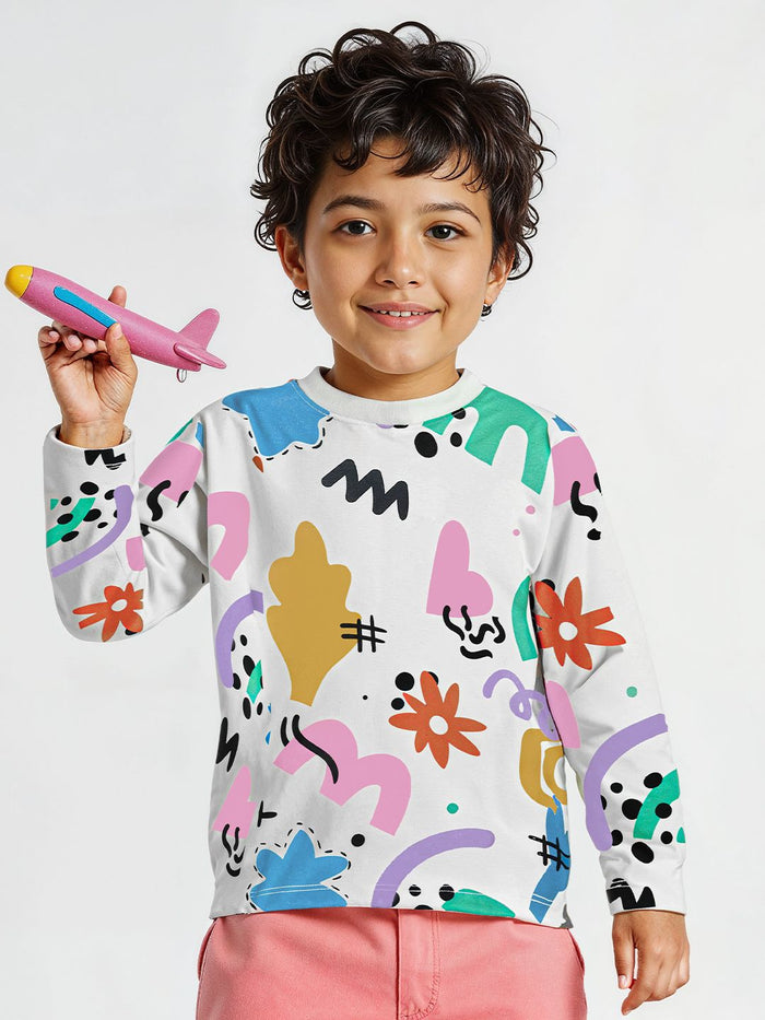 TSS Originals: Doodle Boys Full Sleeve T-Shirts (2-8 Yrs)