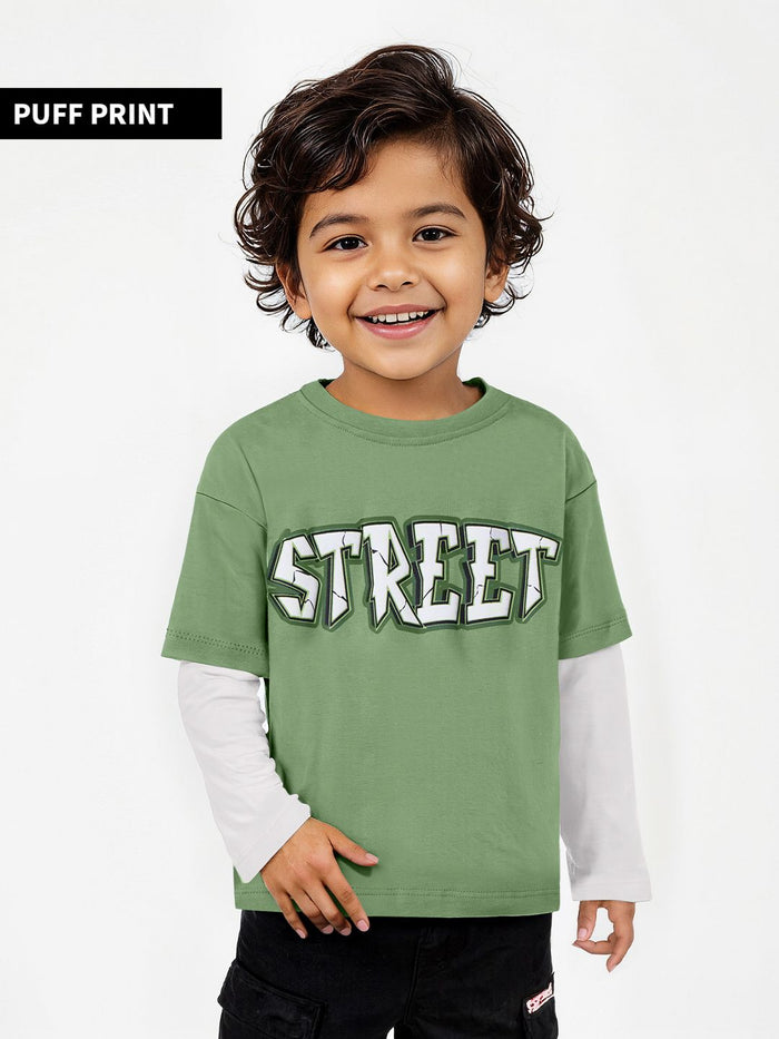 TSS Originals: Street Boys Full Sleeve T-Shirts (2-8 Yrs)