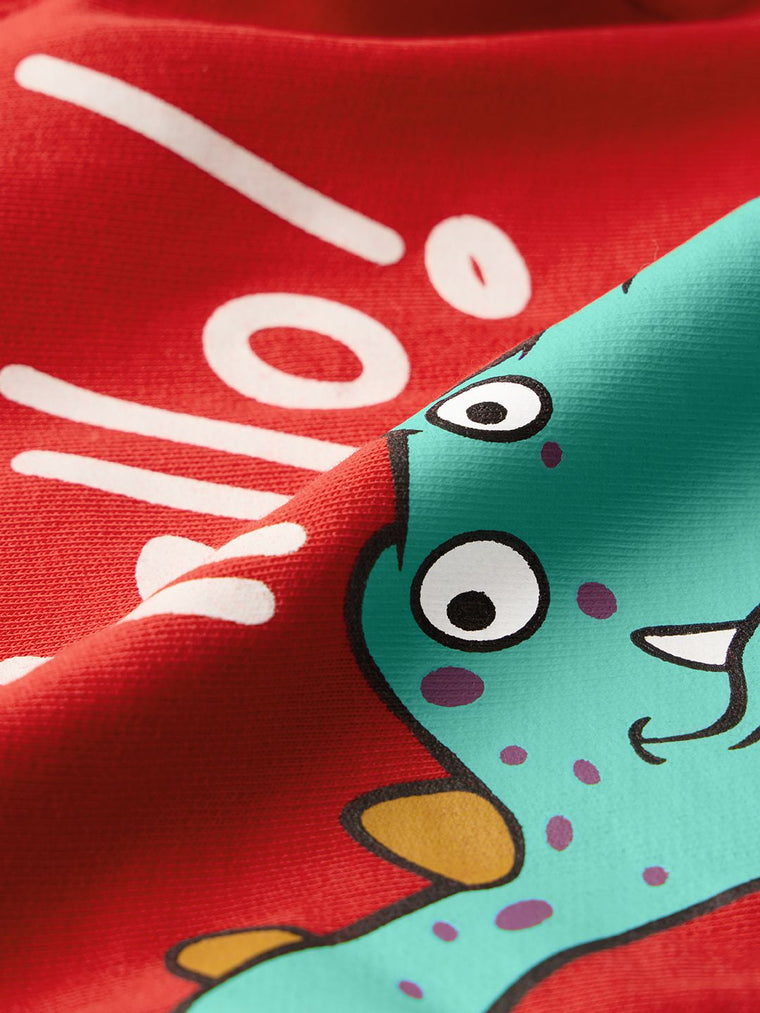 TSS Originals: Dino Hello Boys Shorts (2-8 Yrs)