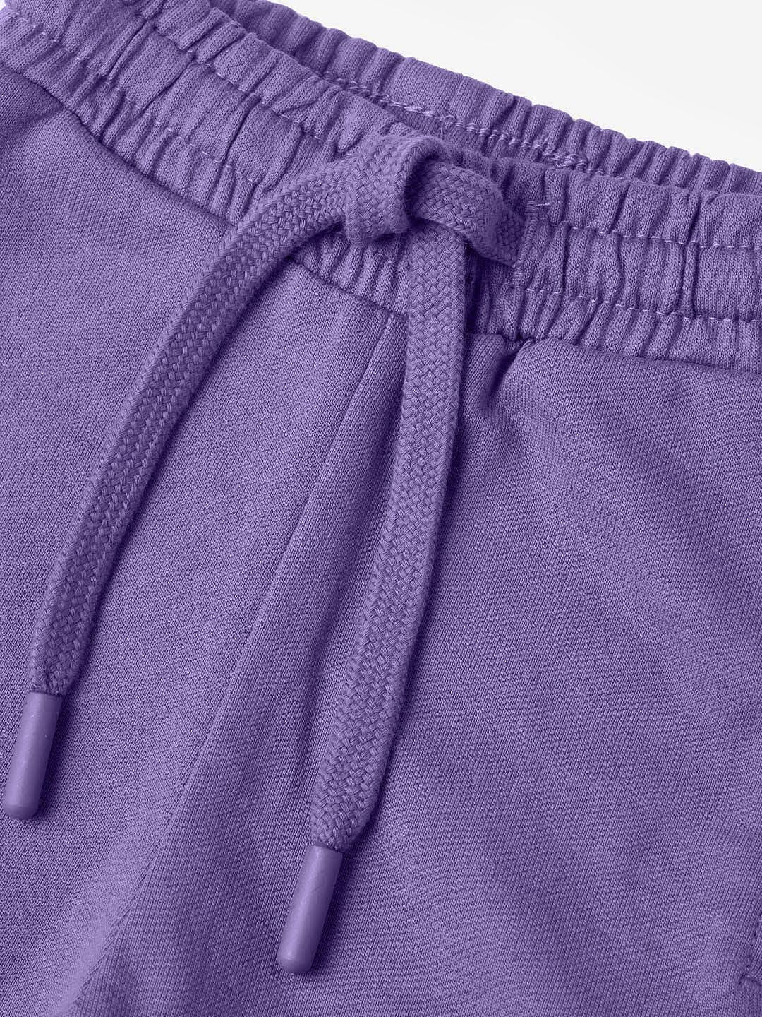 TSS Originals: Lavender Purple Girls Cotton Joggers (2-8 Yrs)