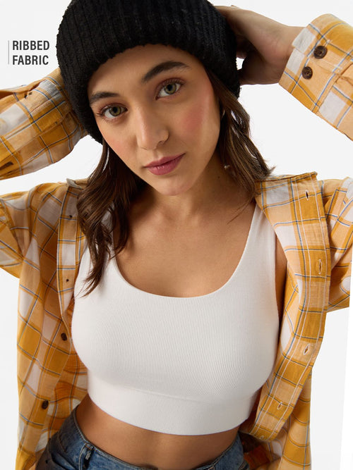 White Bralette Top Women Bralette