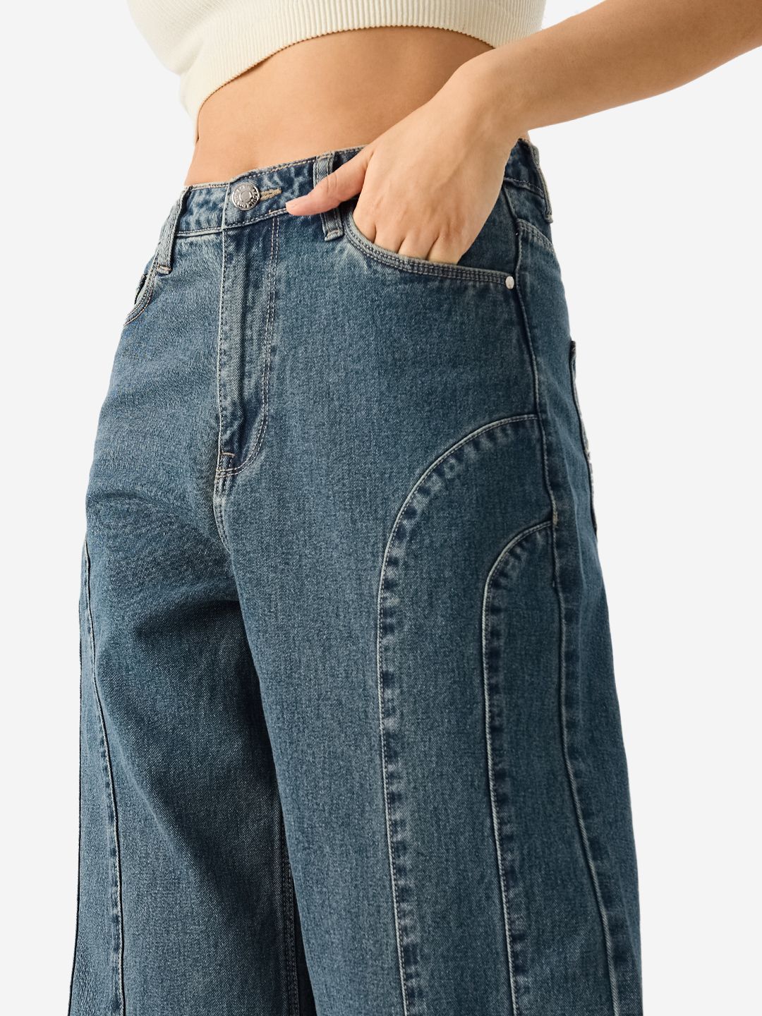 Wide-Leg Denim: Spruce Women Wide Denims