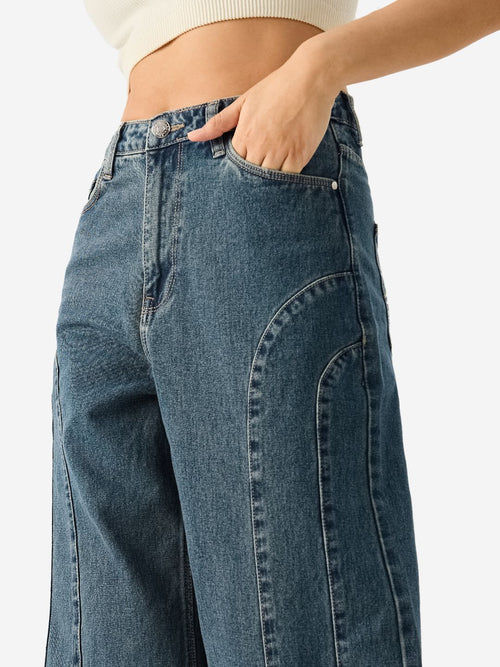 Wide-Leg Denim: Spruce Women Wide Denims