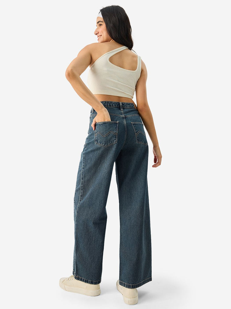 Wide-Leg Denim: Spruce Women Wide Denims