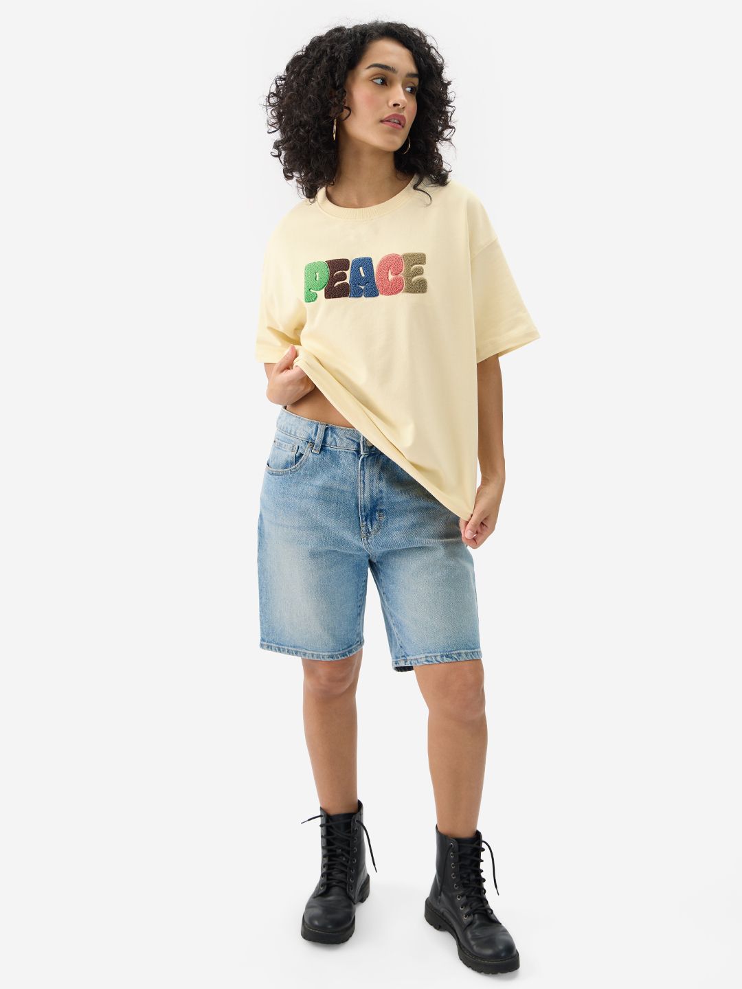 TSS Originals: Peace Women Oversized T-Shirts