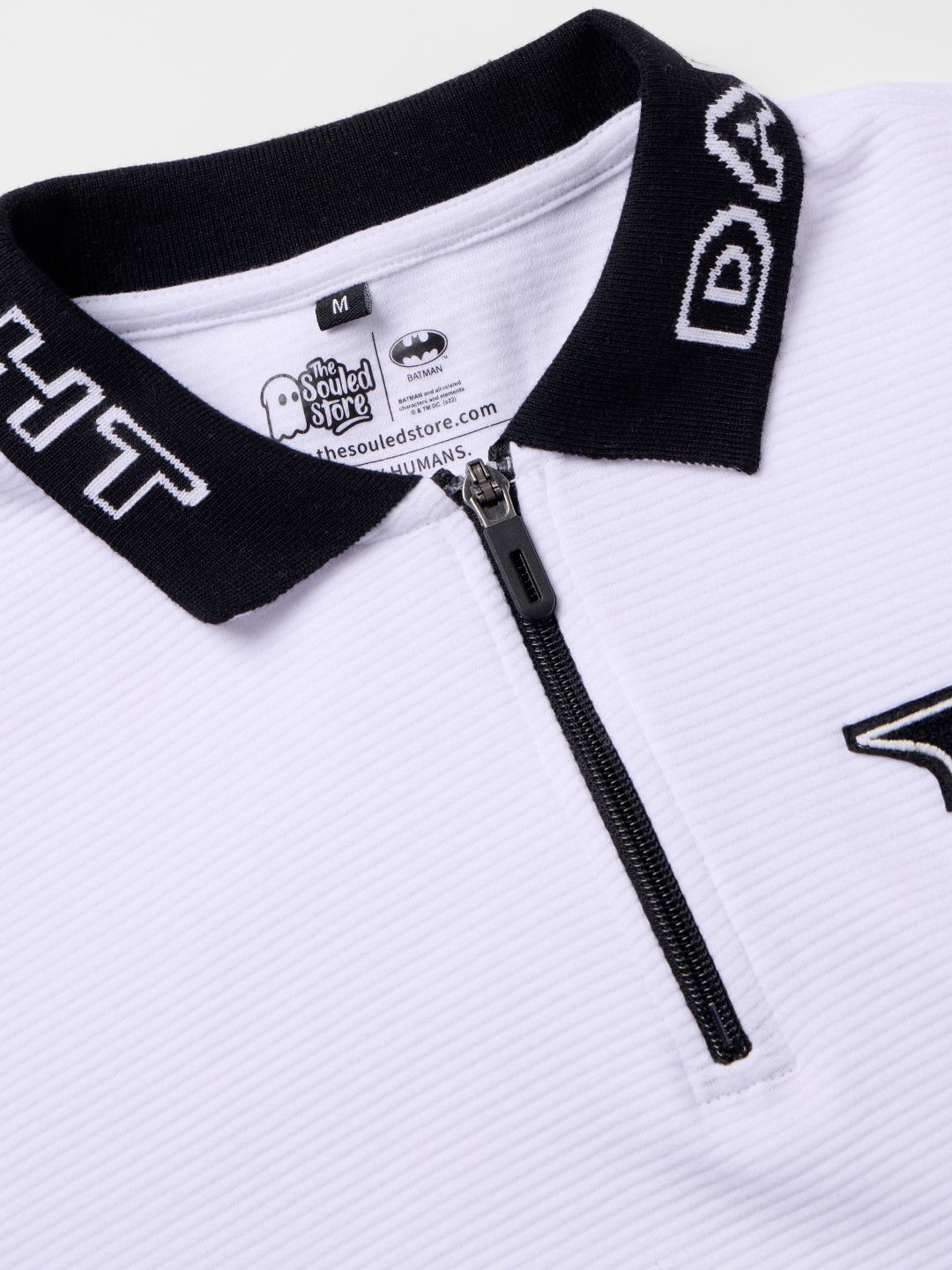 Ottoman Textured Polo: Batman Classic Polos