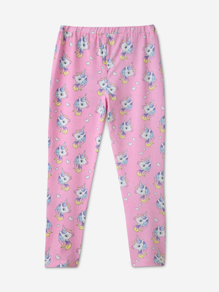 TSS Originals: Unicorn Girls Cotton Leggings (2-8 Yrs)