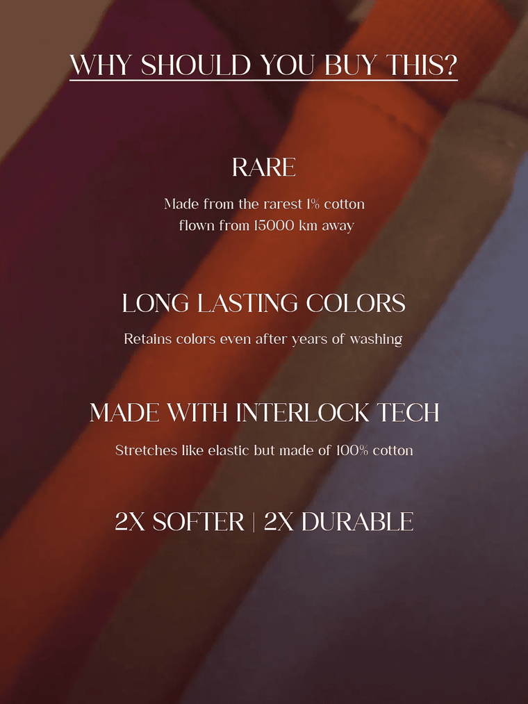 Supima: Storm Lilac Supima Full Sleeve Henley T-Shirts