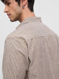 Cotton Linen: Striped Sienna Cotton Linen Shirts