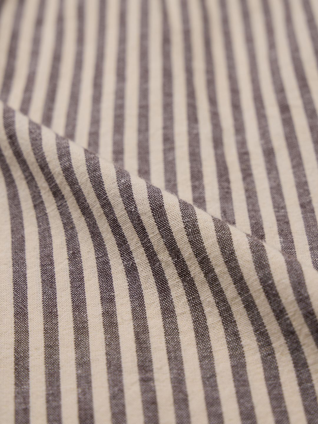 Cotton Linen: Striped Sienna Cotton Linen Shirts