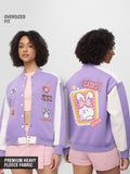 TSS Originals: Pretty Purple Women Varsity Jackets