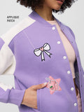 TSS Originals: Pretty Purple Women Varsity Jackets