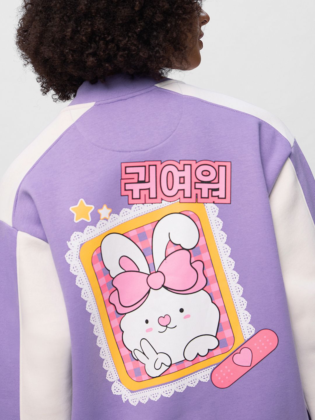 TSS Originals: Pretty Purple Women Varsity Jackets