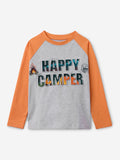 TSS Originals: Happy Camper Boys Full Sleeve T-Shirts (2-8 Yrs)