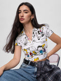 Peanuts: Playtime Women Cropped Polos