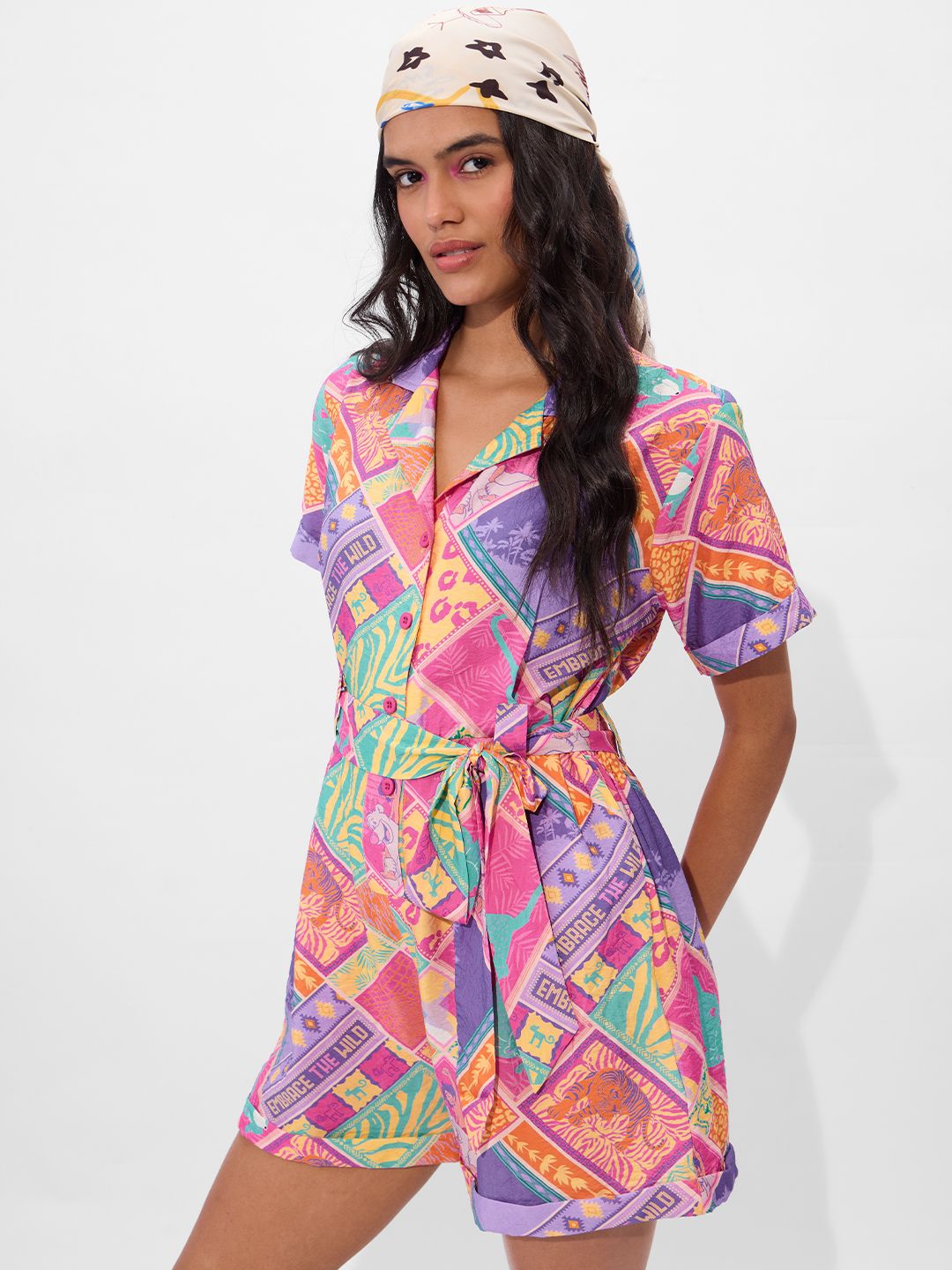 Playsuit: Jungle Book Women Playsuits