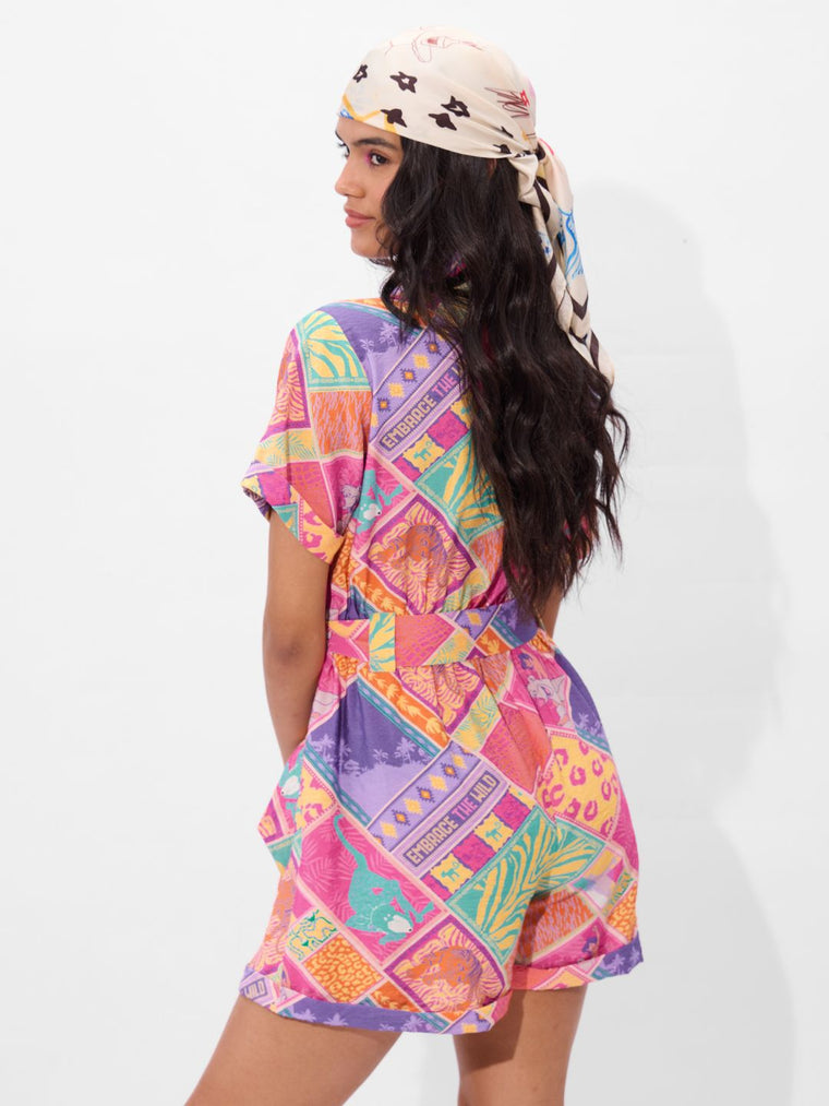 Playsuit: Jungle Book Women Playsuits