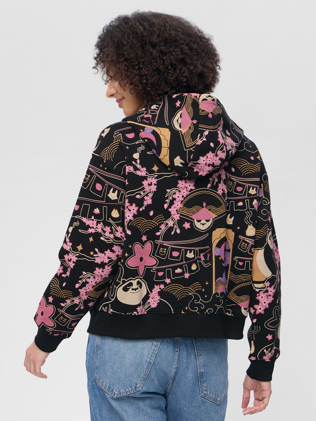 Kung Fu Panda: Warrior Women Oversized Hoodies