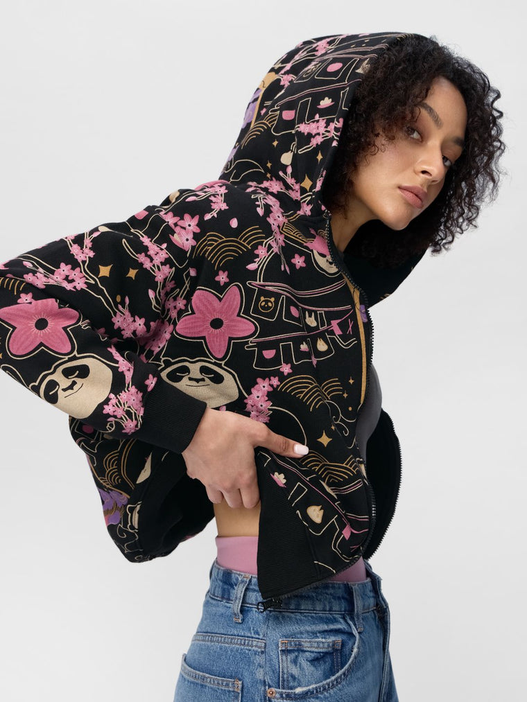 Kung Fu Panda: Warrior Women Oversized Hoodies