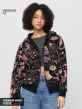 Kung Fu Panda: Warrior Women Oversized Hoodies