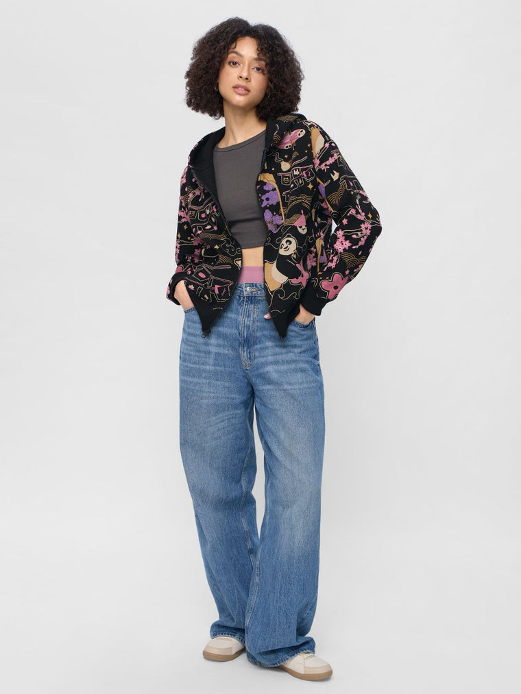 Kung Fu Panda: Warrior Women Oversized Hoodies