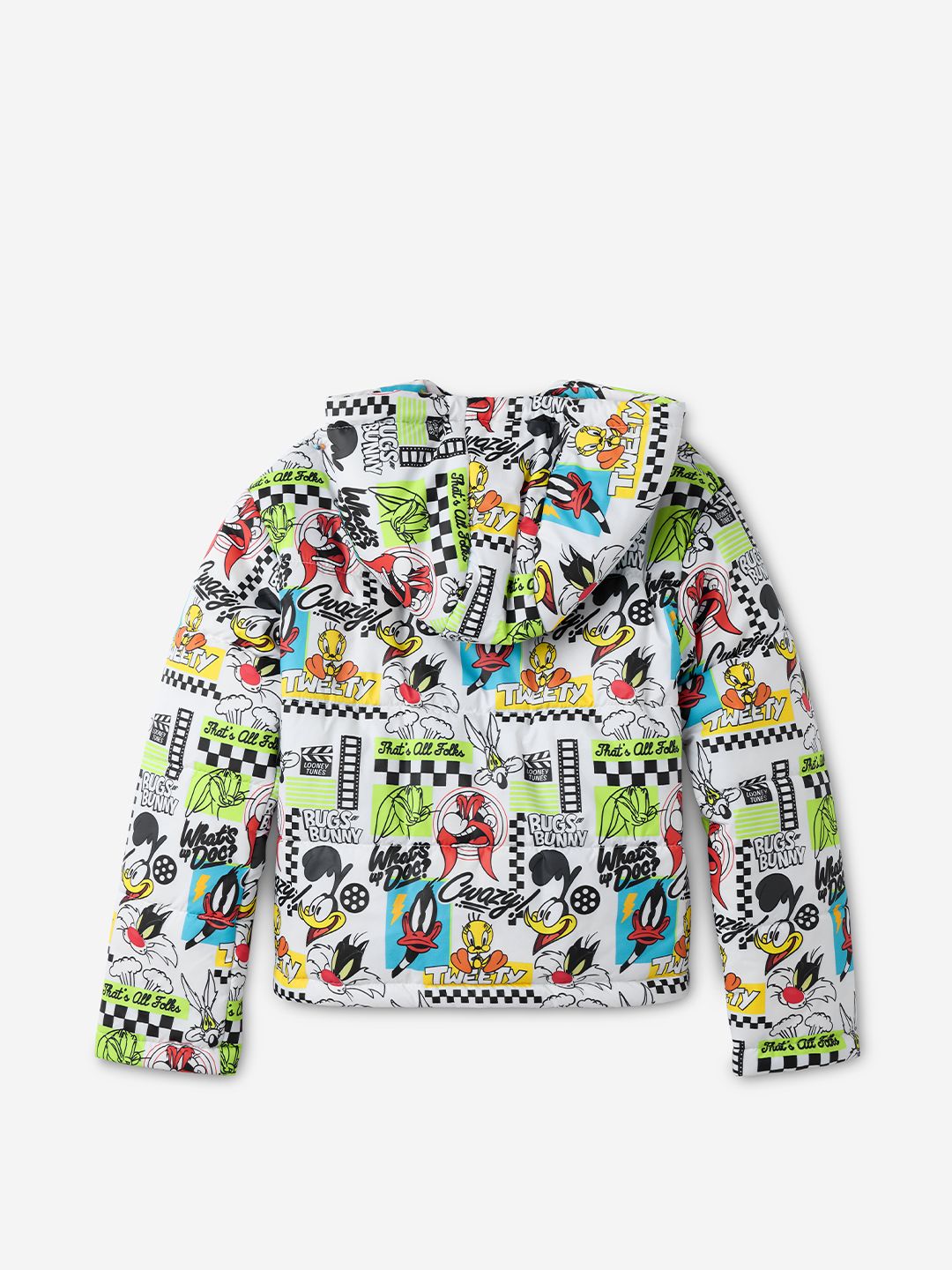 Looney Tunes: Old School Young Girls Puffer Jackets (8-14 Yrs)