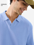Solids: Pastel Blue Oversized Polos