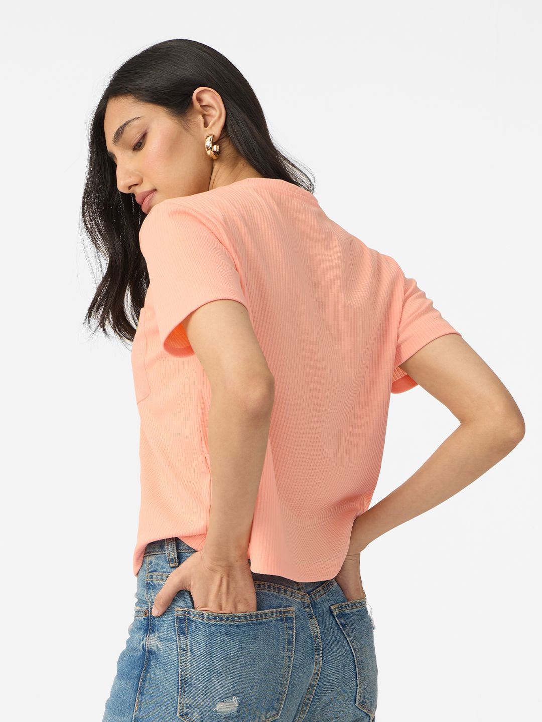 TSS Originals: Pocket Flowers Women Relaxed T-Shirts