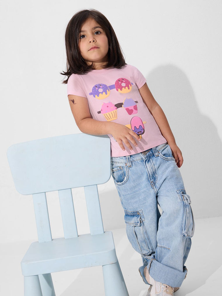 TSS Originals: Sweet Wonderland Girls Cotton T-Shirts (2-8 Yrs)
