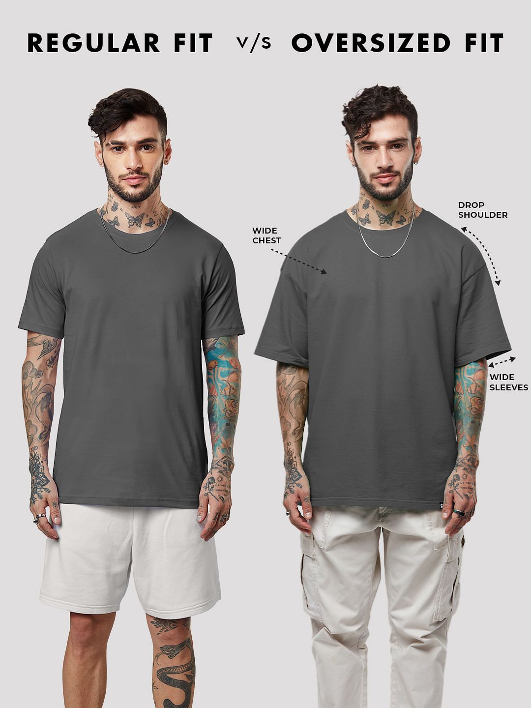 Solids: Spicy Red Oversized T-Shirts