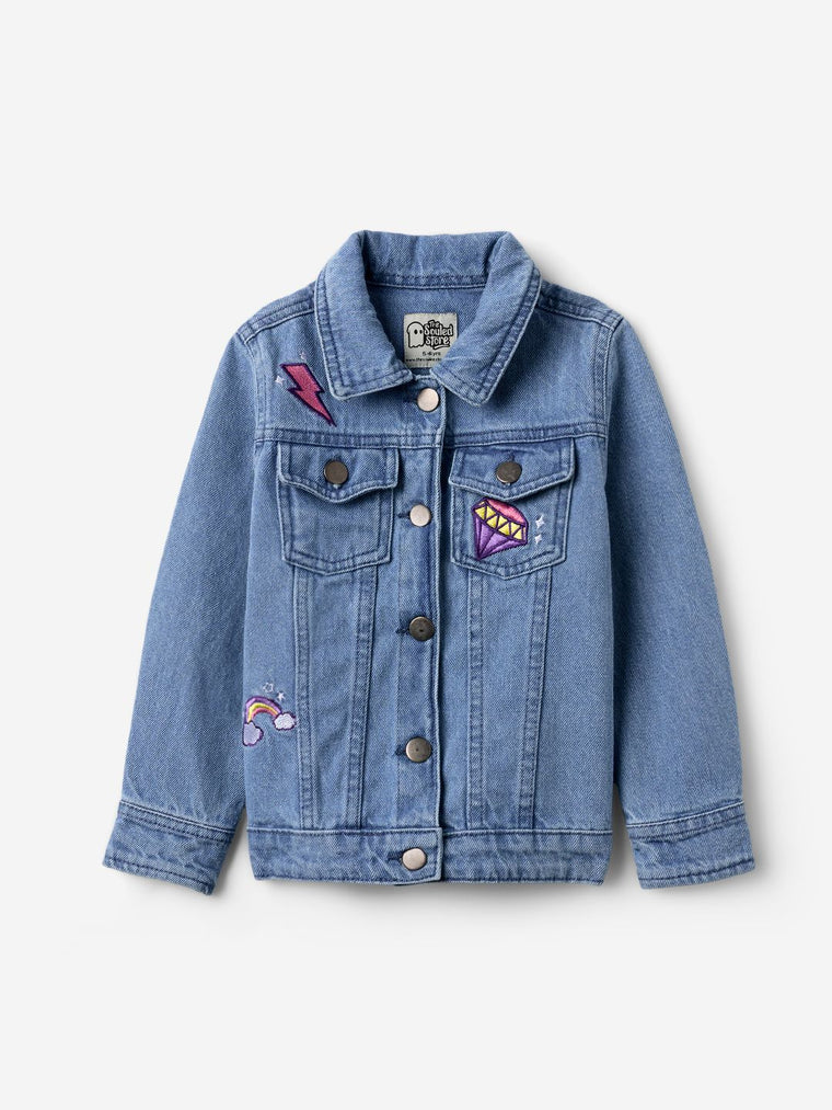 TSS Originals: Magical Charm Girls Denim Jacket (2-8 Yrs)