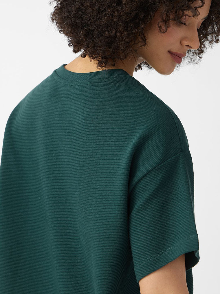 Textured Tshirt: Tom Chillin' Women Oversized T-Shirts
