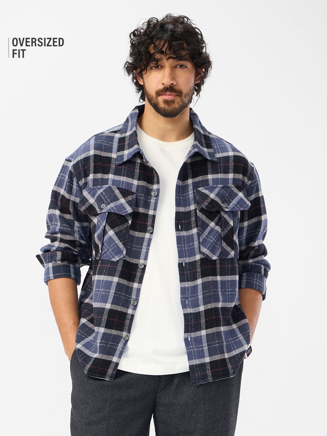 Plaid: Eclipse Men Shackets