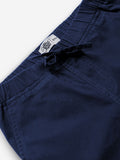 Solids: Estate Blue Boys Cargo Joggers (2-8 Yrs)