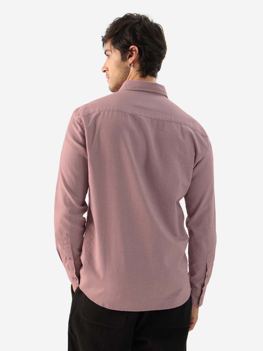 Cotton Linen: Soft Pink Cotton Linen Shirts