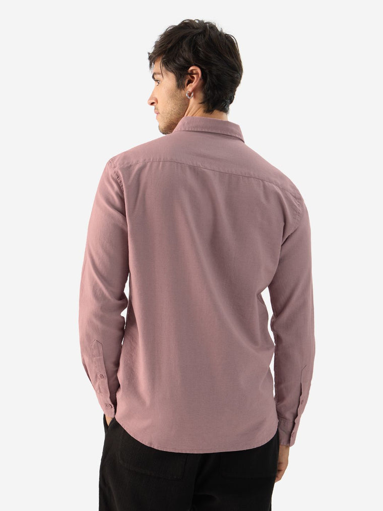 Cotton Linen: Soft Pink Cotton Linen Shirts