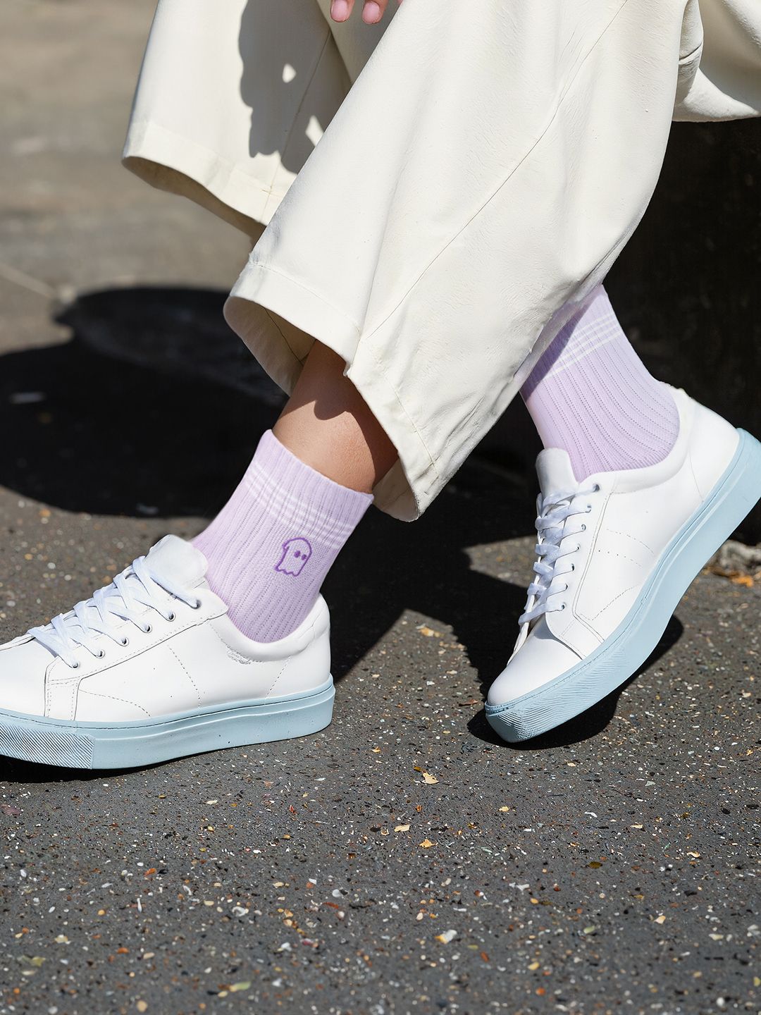 Souled Socks: Lavender Pastel Socks